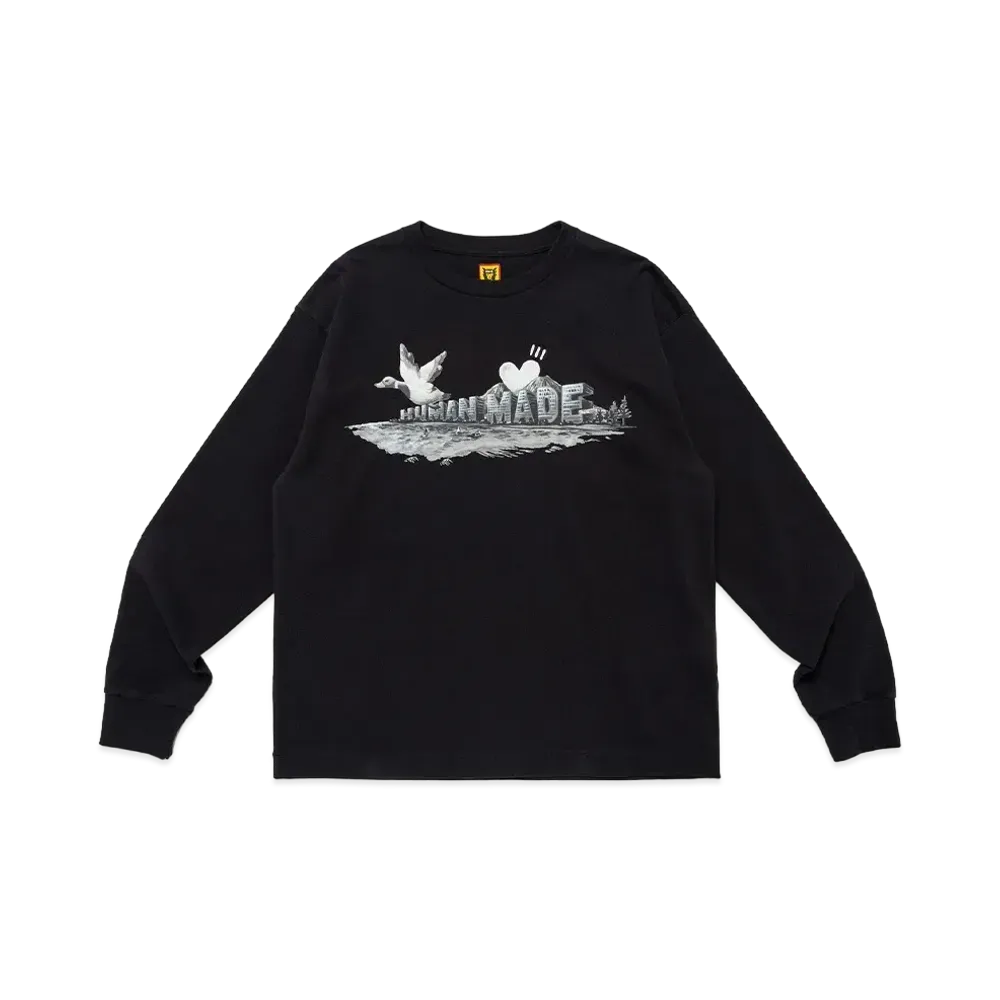 HUMAN MADE Graphic L/S T-Shirt "Black"