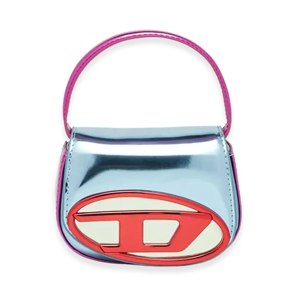 Diesel 1Dr XS 1Dr XS-Iconic Mini Bag In Mirror Leather "Blue Red"