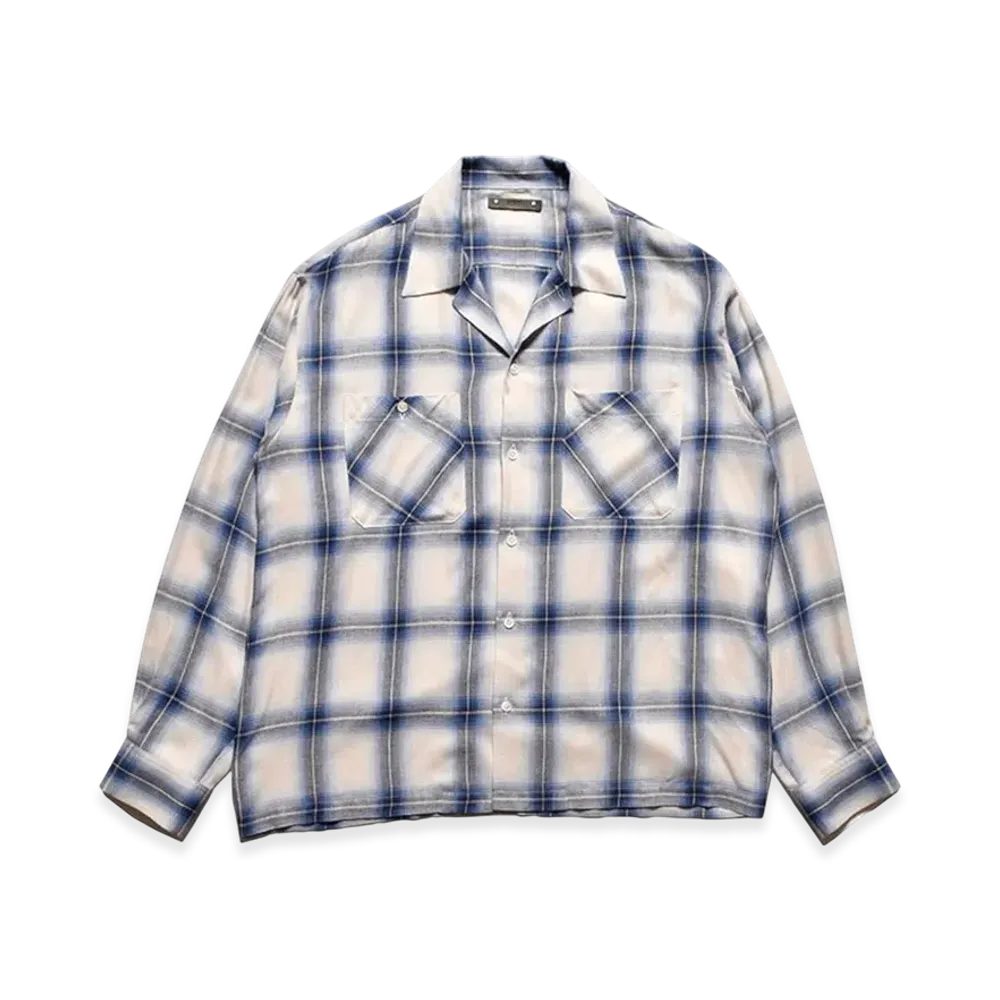 MINEDENIM R.Ombre Open Collar SH "Grey"