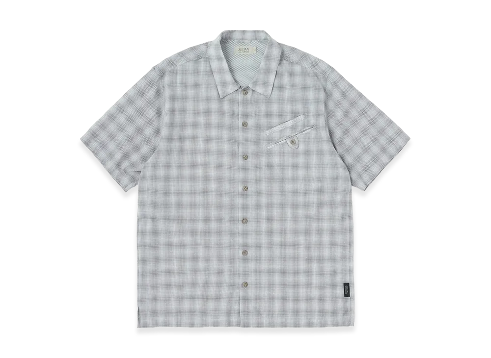 SEDAN ALL-PURPOSE Cotton Silk S/S Shirt "Light Grey"