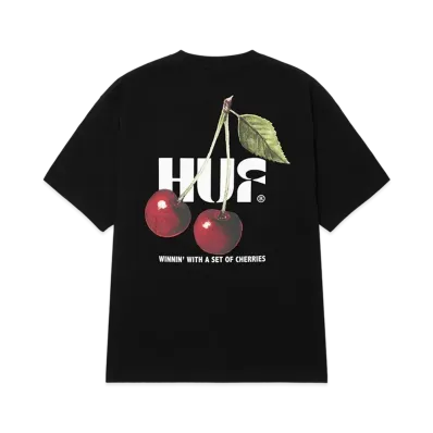 HUF Set Of Cherries Tee "Black"