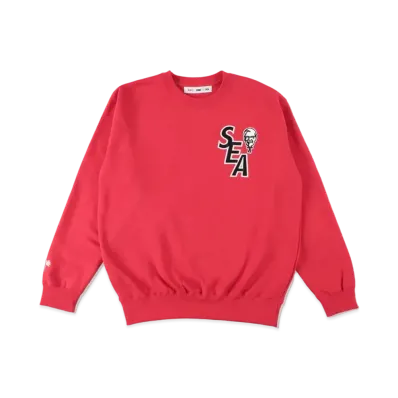 WIND AND SEA x KFC CREW NECK SWEAT "Red"