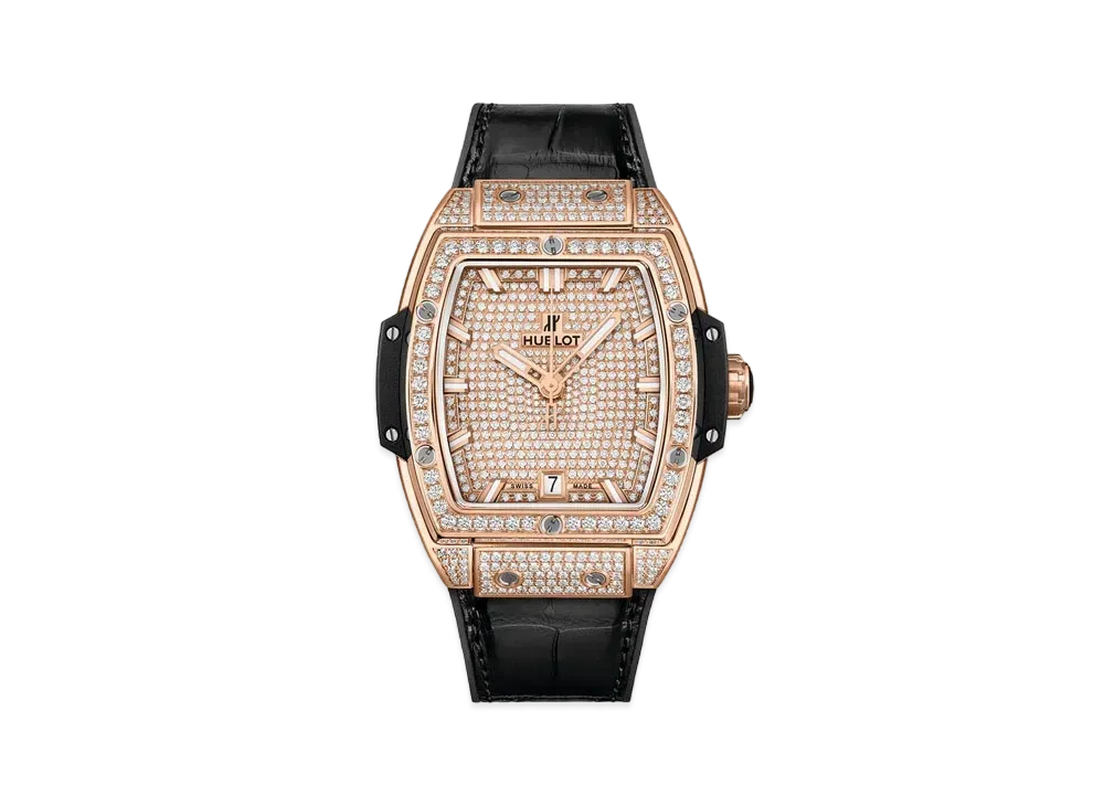 HUBLOT Spirit of Big Bang King Gold Full Pave 39mm