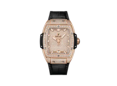 HUBLOT Spirit of Big Bang King Gold Full Pave 39mm