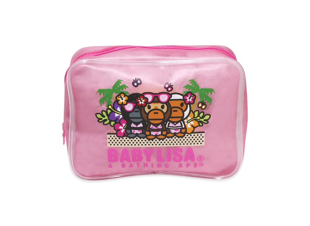 A BATHING APE Women's Beach Summer Lisa Girls Pouch "Pink"