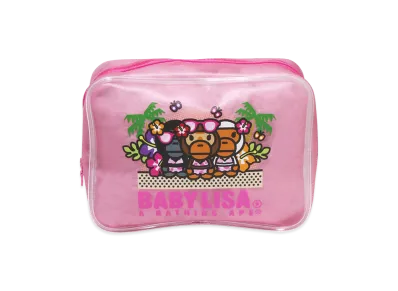 A BATHING APE Women's Beach Summer Lisa Girls Pouch "Pink"