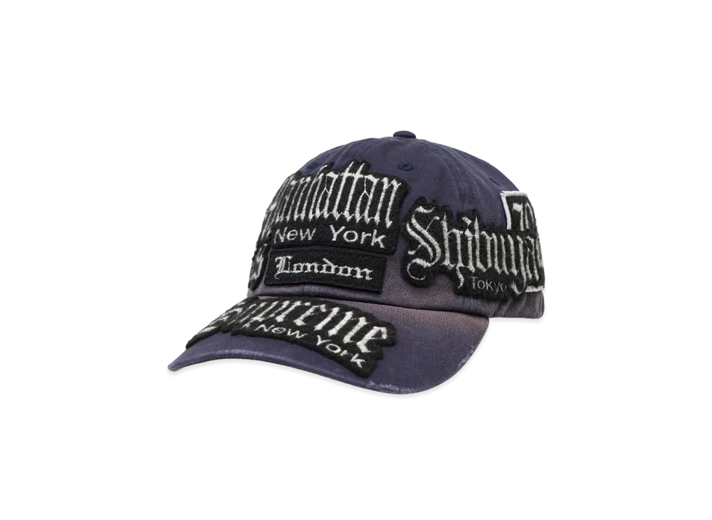 Supreme City Patches 6-Panel "Navy"