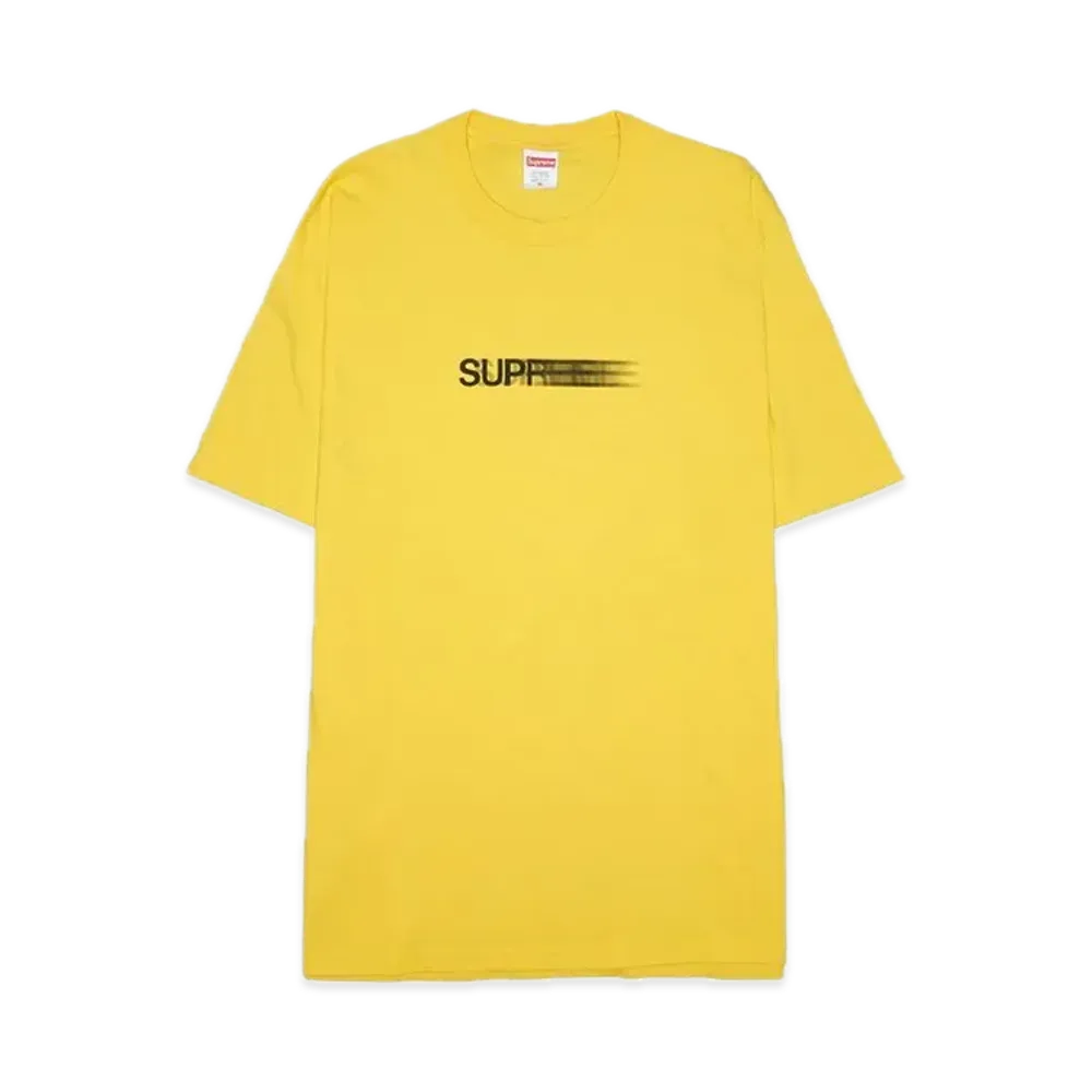 Supreme Motion Logo Tee "Yellow" (20SS)