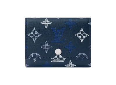 Louis Vuitton Victor Wallet Monogram Shadow "Navy Blue"