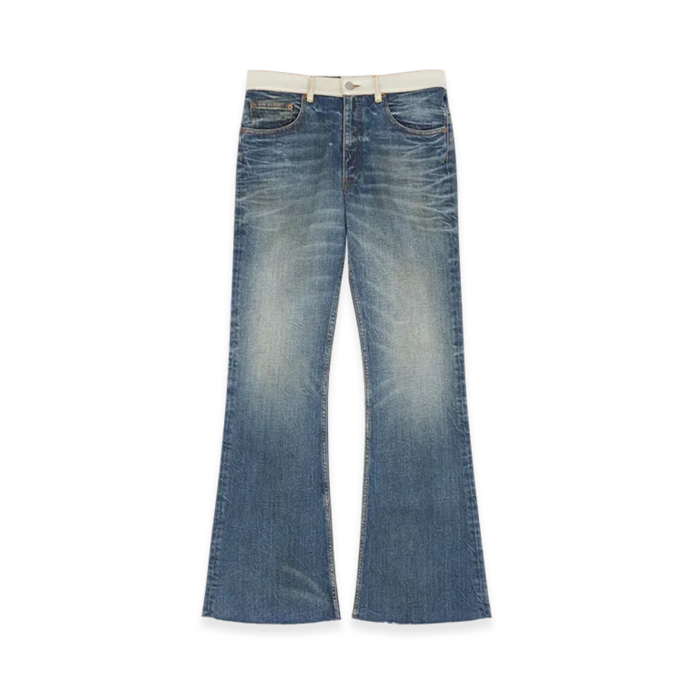 MM6 Maison Margiela Women's Bootcut Jeans "Blue"