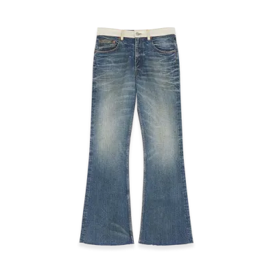 MM6 Maison Margiela Women's Bootcut Jeans "Blue"