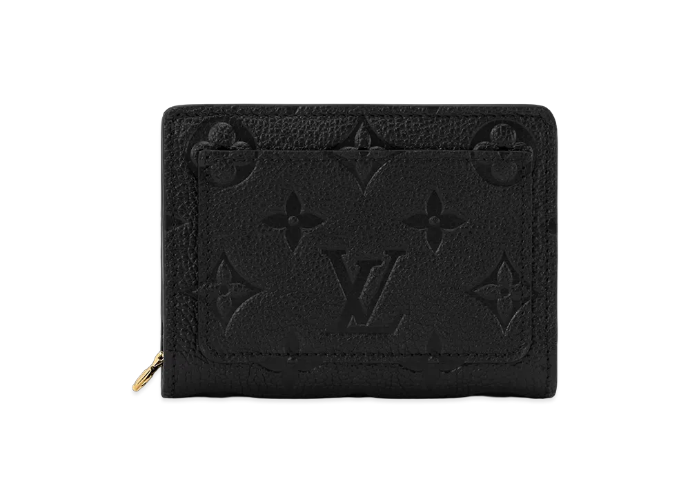 Louis Vuitton Portefeuille Claire Monogram Empreinte "Tourterelle" "Black"