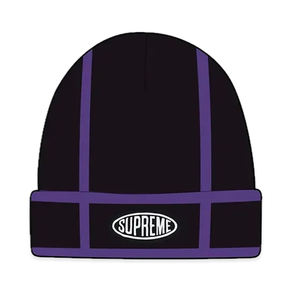 Supreme Grid Beanie "Black"