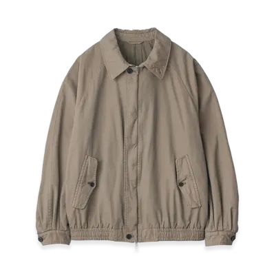 ssstein Vintage Harrinton Zip Jacket "Khaki Beige"