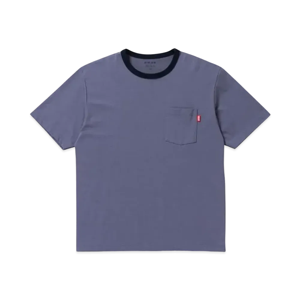 BlackEyePatch HANDLE WITH CARE POCKET TEE "Slate"