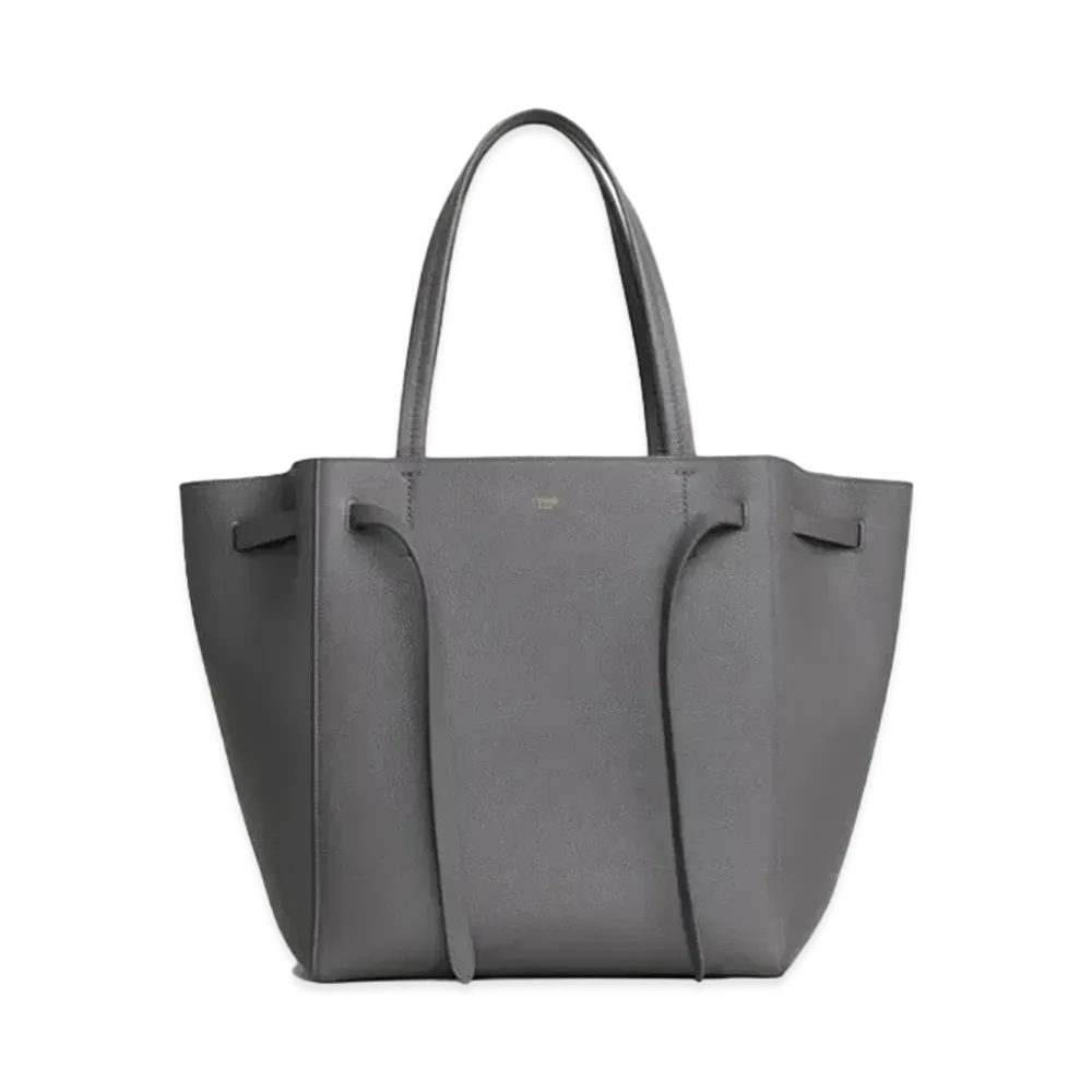 CELINE Small Cabas Phantom in Soft Grained Calfskin "Grey"