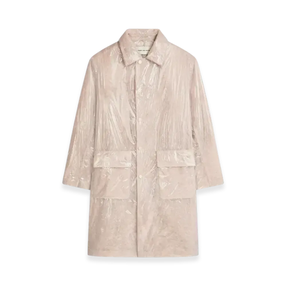 DRIES VAN NOTEN Loose Fit Mac "Transparent"