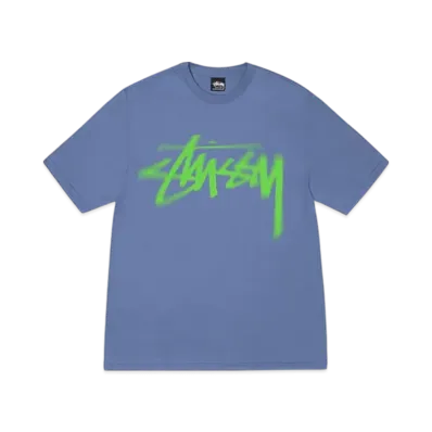 Stussy Dizzy Stock Tee "Storm Blue"