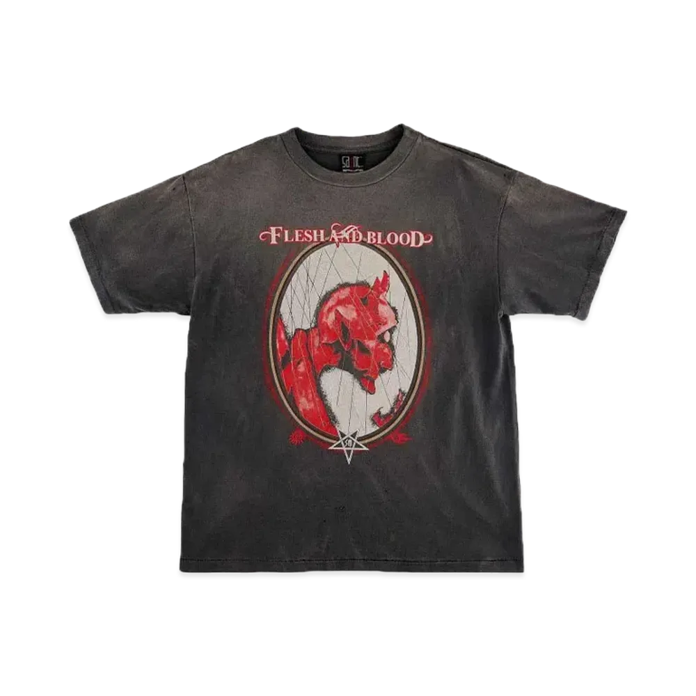 SAINT Mxxxxxx 23SS SS Tee/Devil "Black"