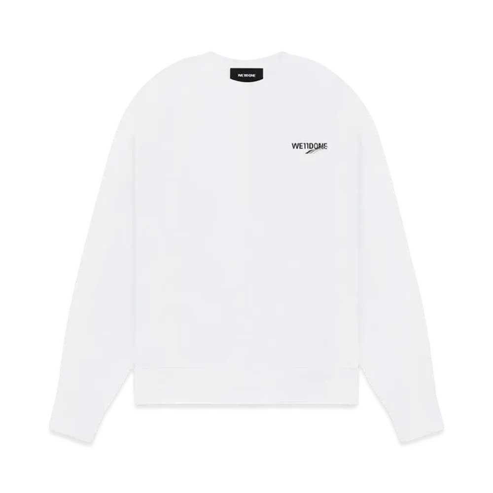 WE11DONE Basic 1506 Logo Sweatshirt "White"