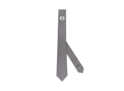 Dior Charm Tie Silk Blend "Gray"