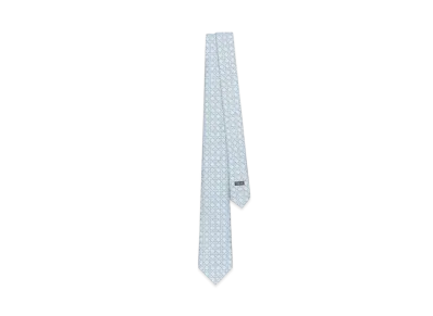 Dior Cannage Tie Silk "Light Blue/Blue"
