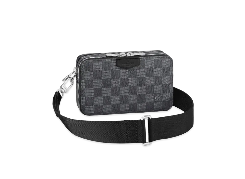Louis Vuitton Alpha Wearable Wallet Damier Graphite