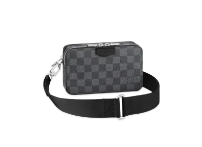 Louis Vuitton Alpha Wearable Wallet Damier Graphite