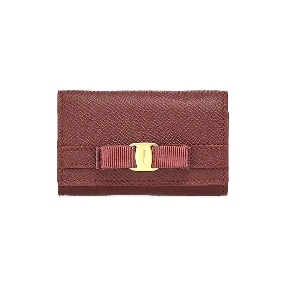 Salvatore Ferragamo Key Case "Bordeaux"
