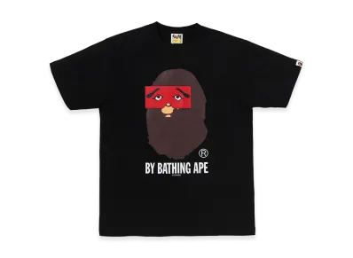 A BATHING APE x NIWAKASENPEI Bape Store One Fukuoka Bldg. By Bathing Ape Tee "Black"