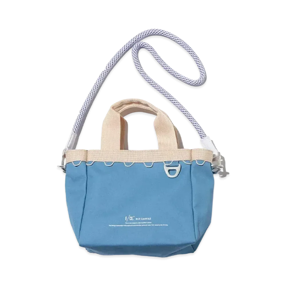 F/CE. W.R Canvas Small Tote "Blue"