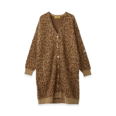 HYSTERIC GLAMOUR Brushed Long Cardigan "Beige"