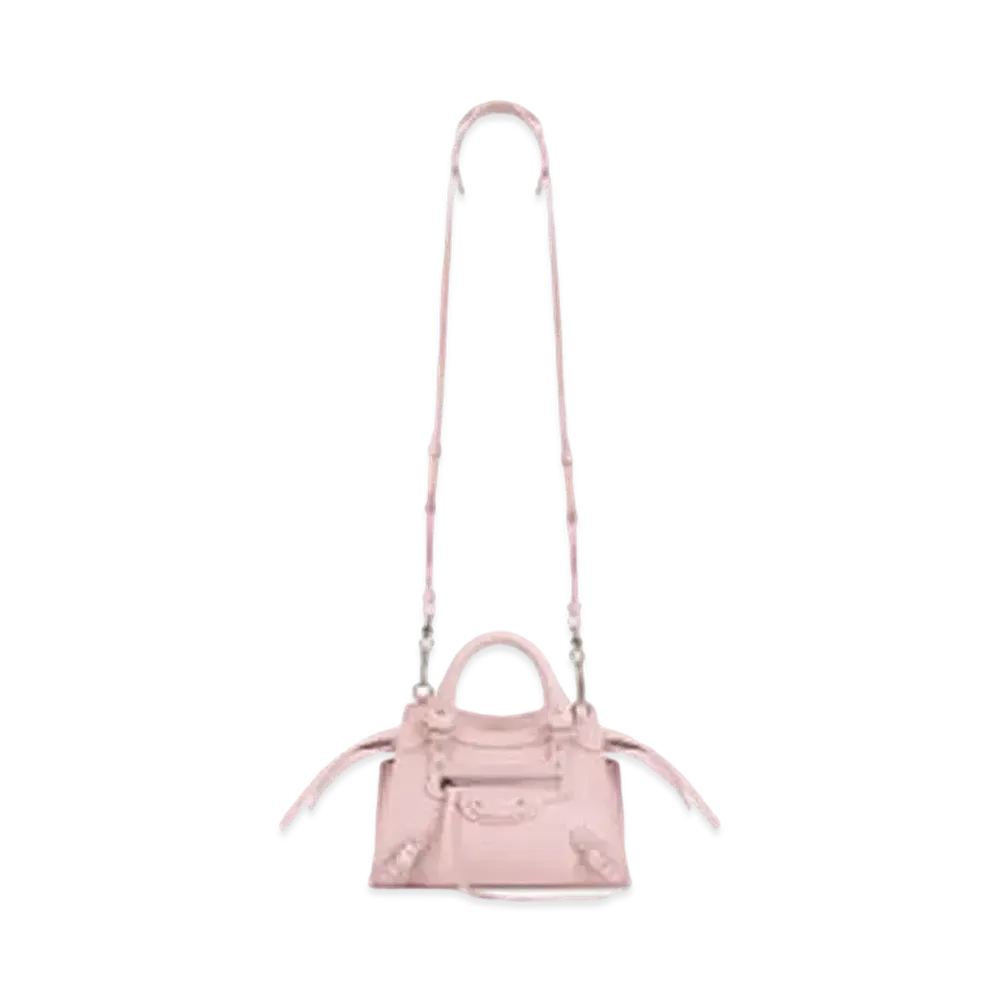BALENCIAGA Women's Neo Classic Mini Top Handle Bag "Pink"