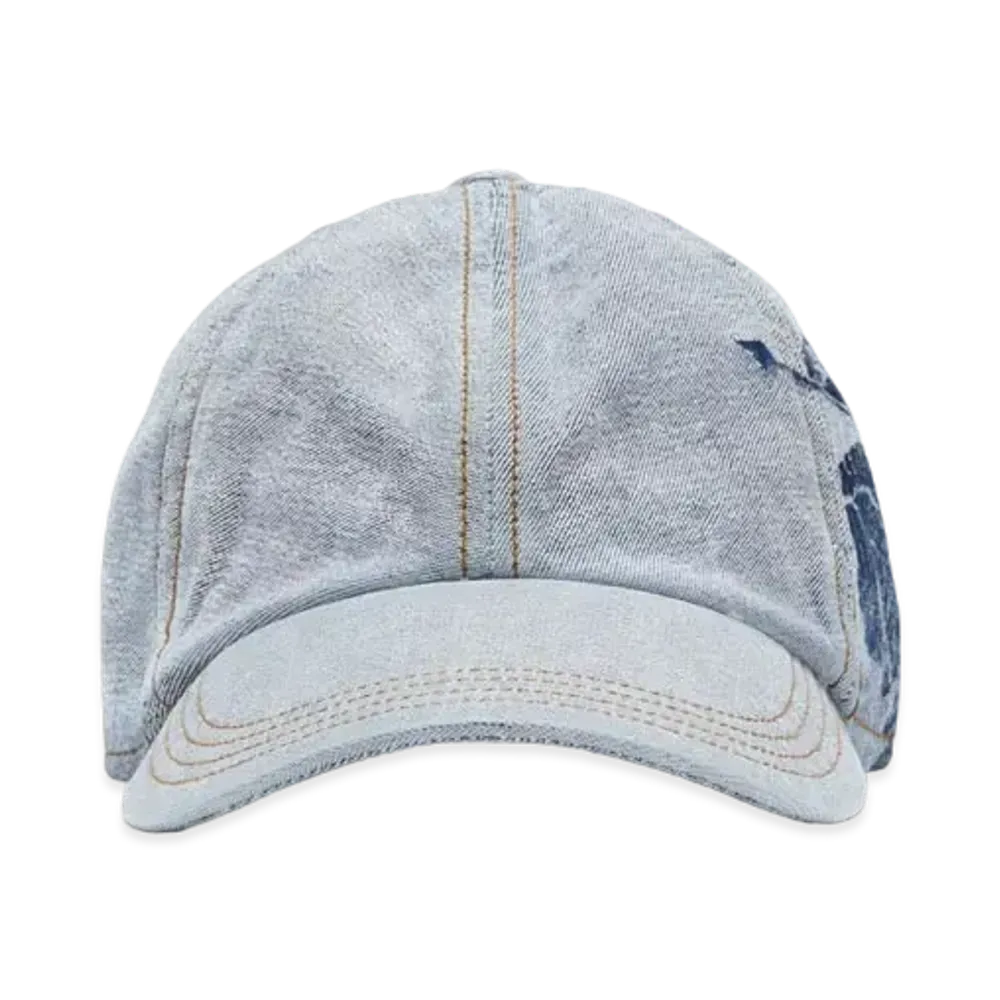 Burberry Denim Baseball Cap "Indigo"