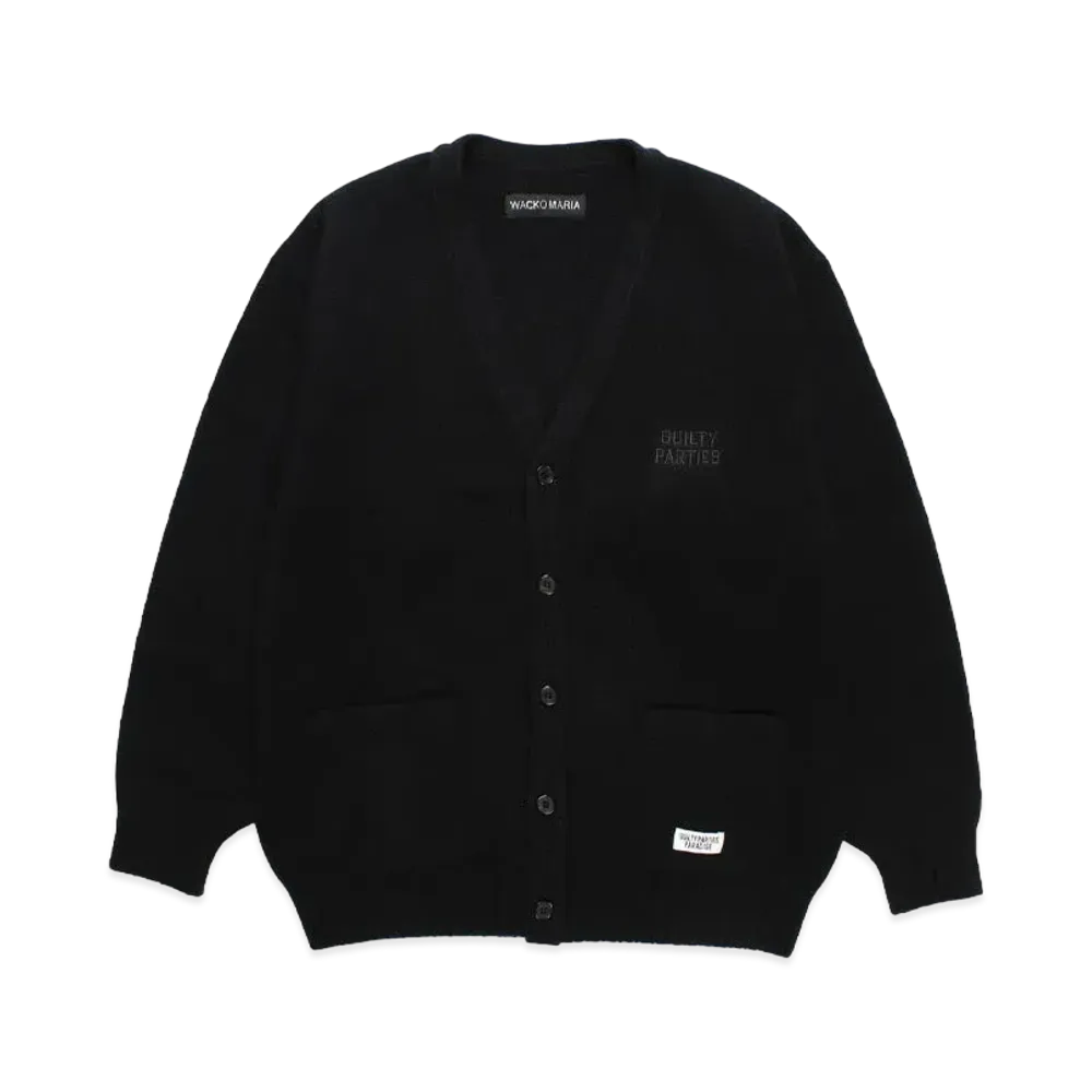 WACKO MARIA Classic Knit Cardigan "Black"