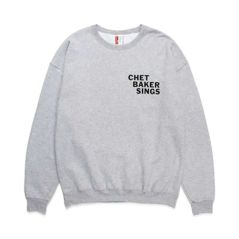 WACKO MARIA Chet Baker / Sweat Shirt "Gray"