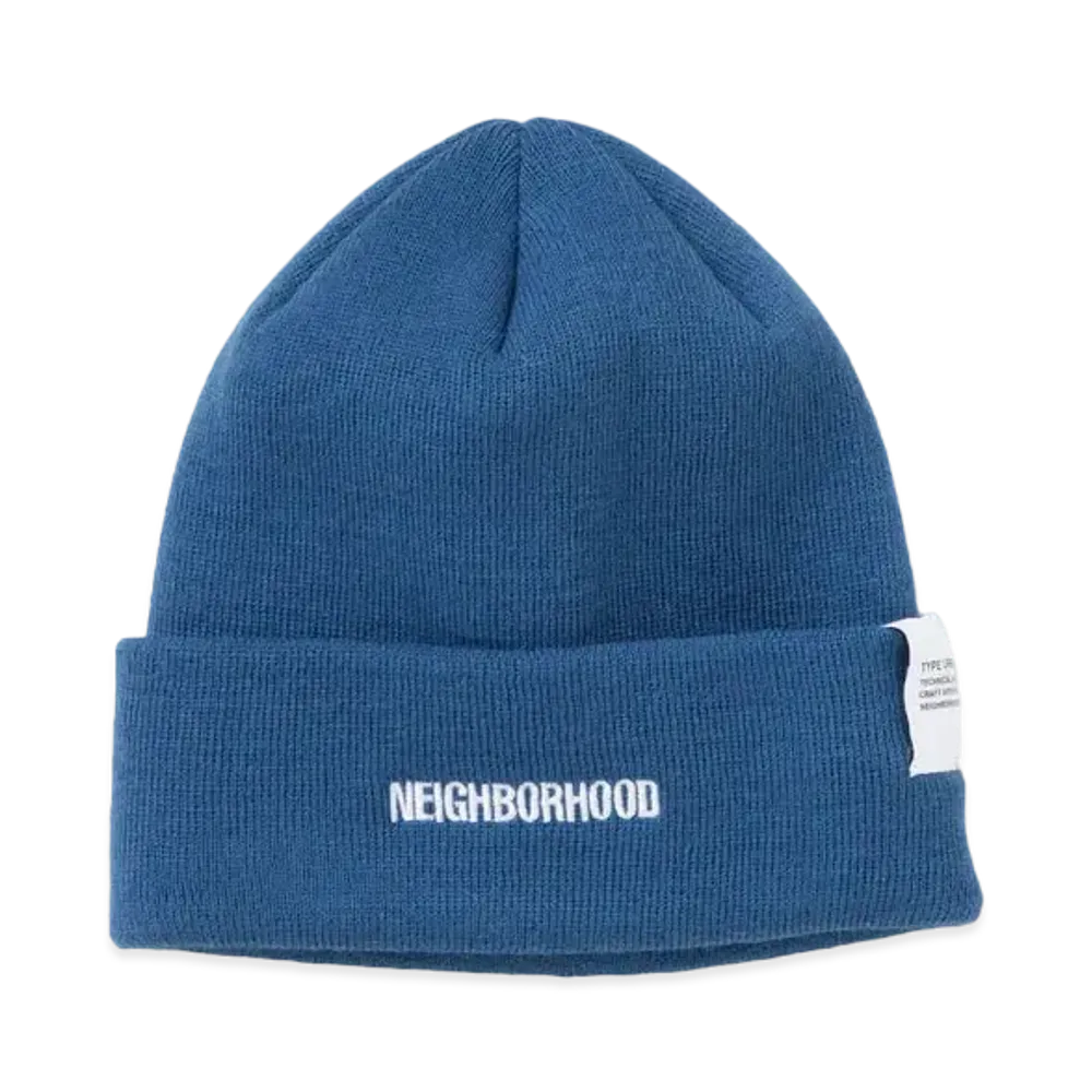 NEIGHBORHOOD CI Embroidery Beanie "Blue"