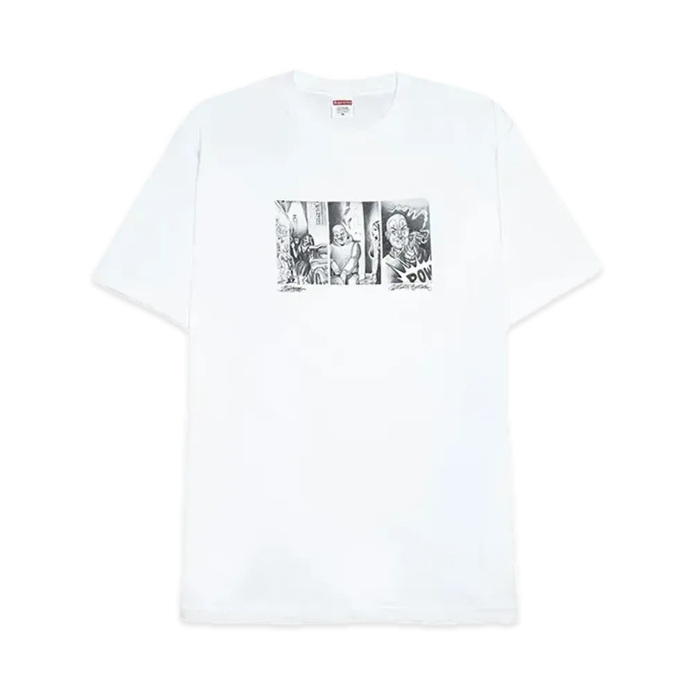 Supreme Mister Cartoon Pow Tee "White"