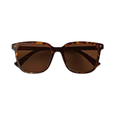 Bottega Veneta Soft Recycled Acetate Square Sunglasses "Havana/Brown"