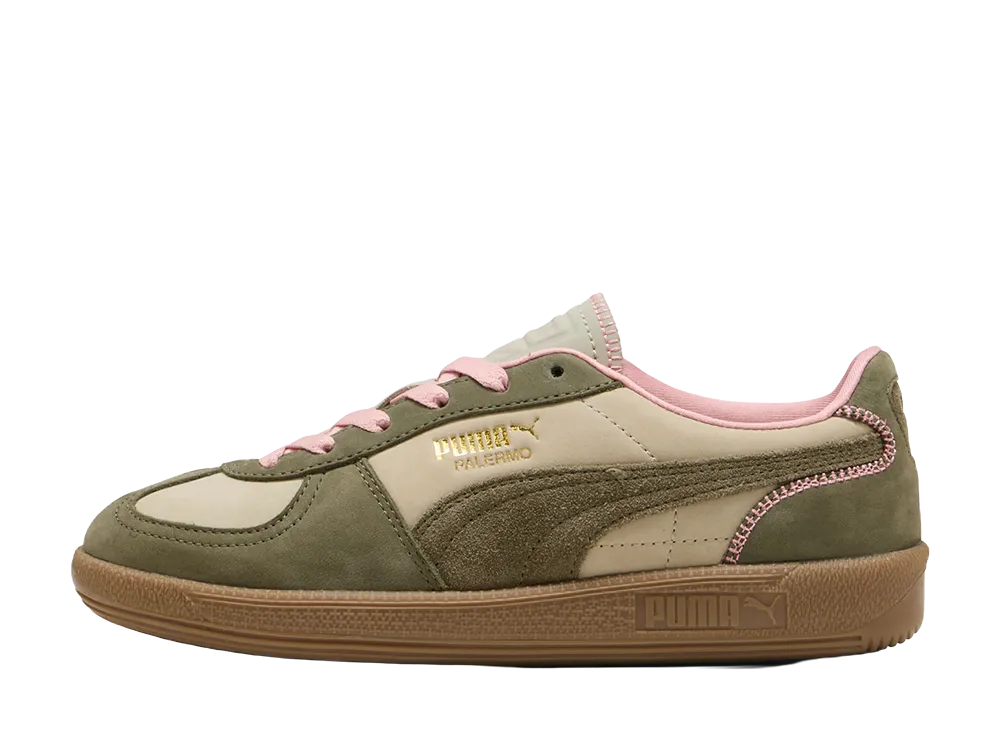 プーマ ウィメンズ パレルモ "ペブルグレー/ローデングリーン/ガム"