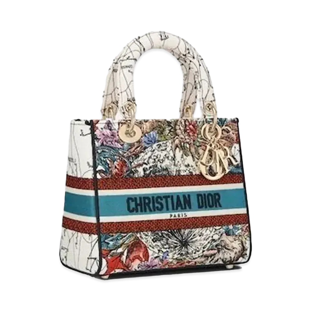 Dior Medium Lady D-Lite Bag "Multi"