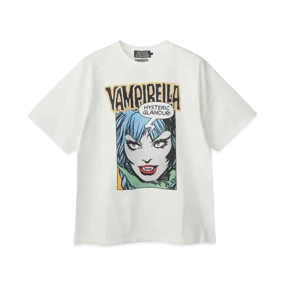 HYSTERIC GLAMOUR Vampirella/Caught Demons Tee "White"