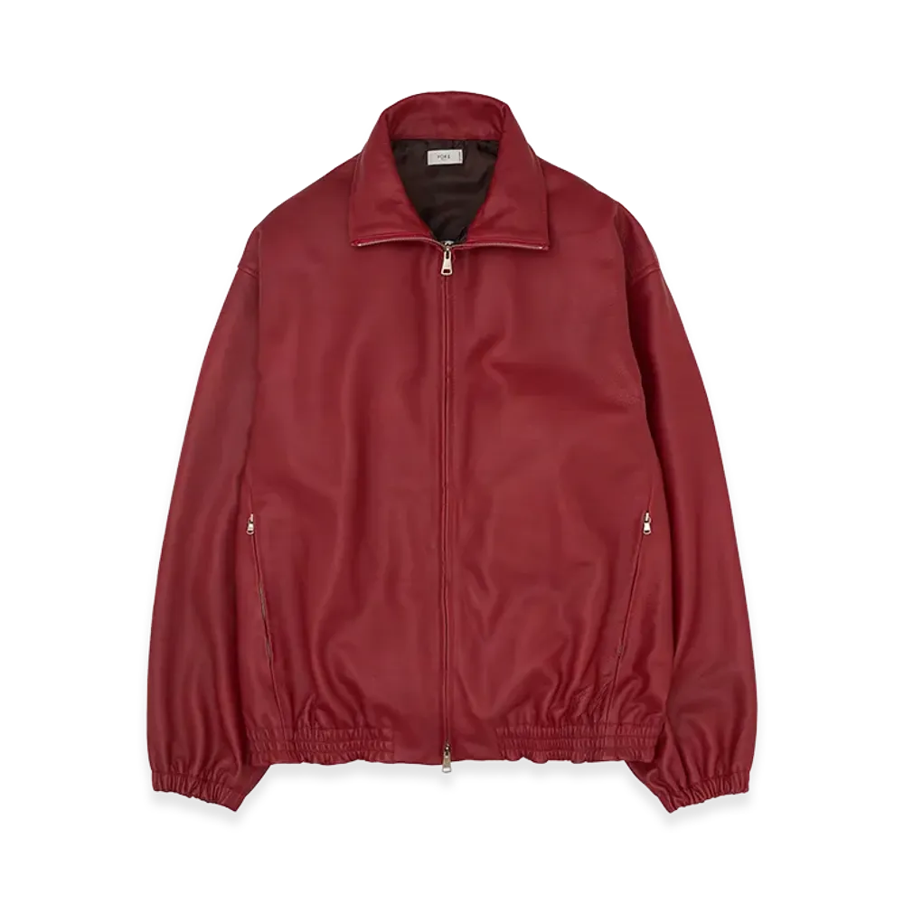 YOKE Carf Leather Truck Jacket "Red"