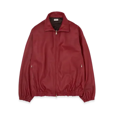 YOKE Carf Leather Truck Jacket "Red"