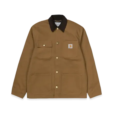 Carhartt WIP Dearborn Canvas Lined Michigan Chore Coat "Hamilton Brown/Tobacco"