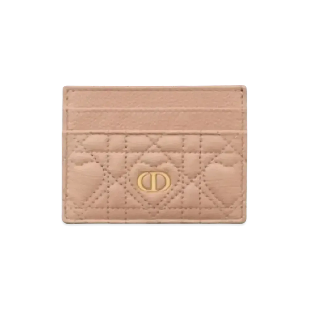 Dior Caro 5 Room Card Holder "Pink"