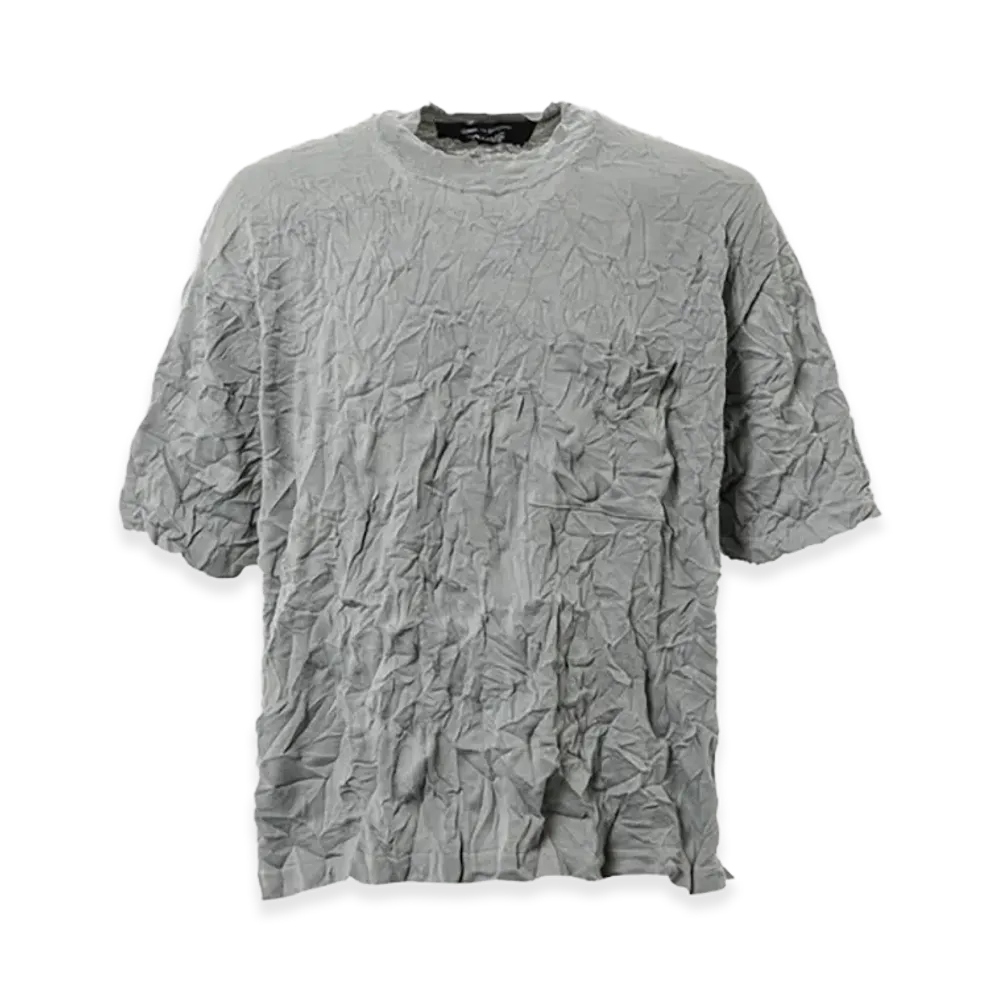 COMME des GARCONS HOMME Crinkle Finished Polyester Knit "Gray"