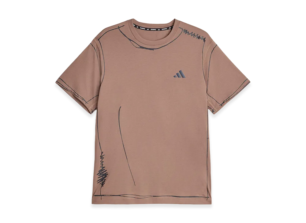 adidas x Song for the Mute adi365 SFTM Running Unitefit T-Shirt "Trace Brown"