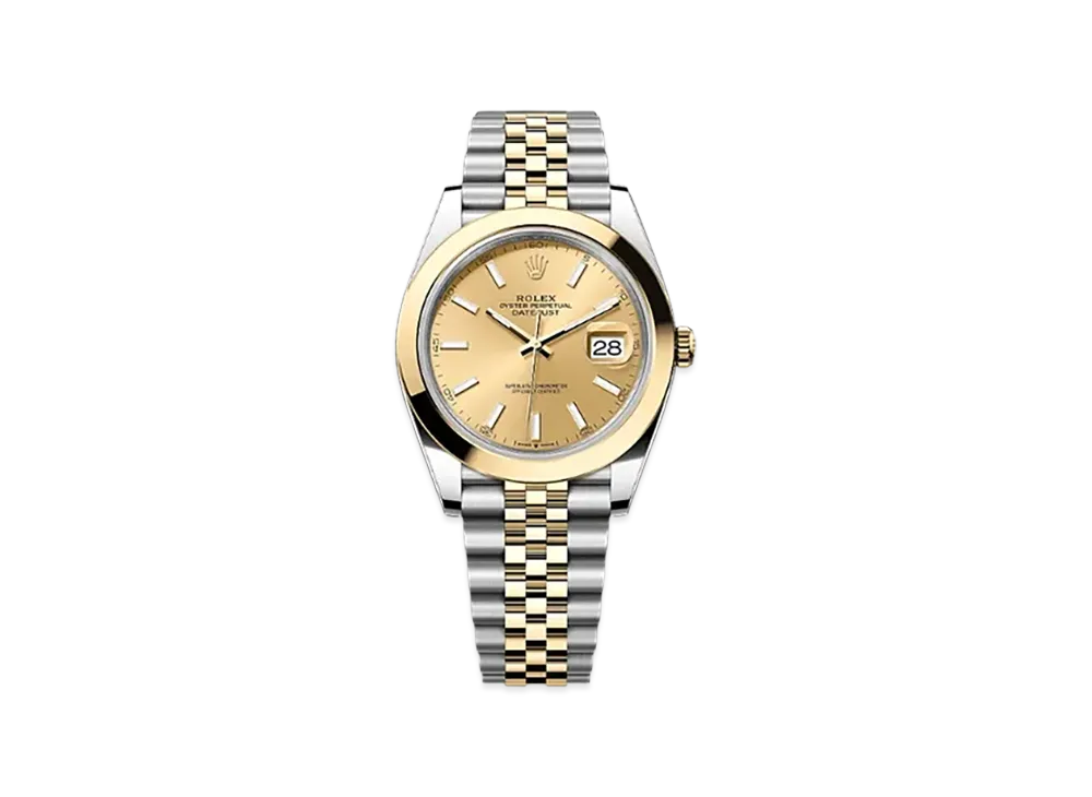 ROLEX Lady-Datejust Oystersteel & White Gold Diamonds "Gold"