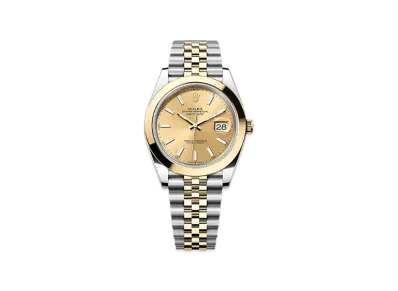 ROLEX Lady-Datejust Oystersteel & White Gold Diamonds "Gold"